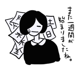 Do your best a negative girl sticker #3113681