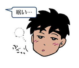 Lazy man for Sticker sticker #3113775