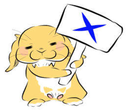 Kinako of rabbit sticker #3114120