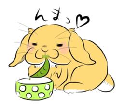 Kinako of rabbit sticker #3114140