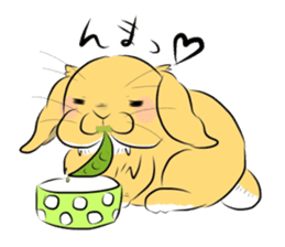 Kinako of rabbit sticker #3114140