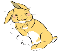 Kinako of rabbit sticker #3114146