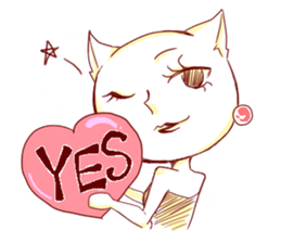 sexy cat sticker #3114988