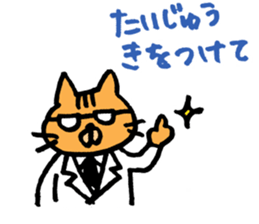 expect cat sticker #3115081