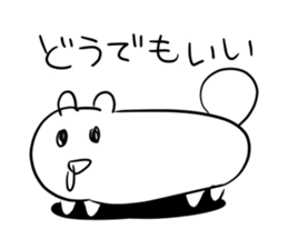 mokyu mokyu rabbit sticker #3116072