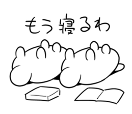 mokyu mokyu rabbit sticker #3116081