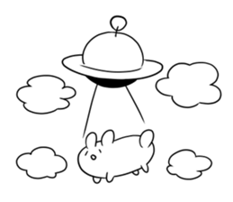 mokyu mokyu rabbit sticker #3116083