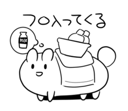 mokyu mokyu rabbit sticker #3116086