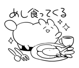 mokyu mokyu rabbit sticker #3116088