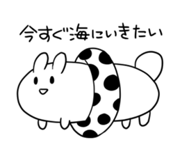 mokyu mokyu rabbit sticker #3116095