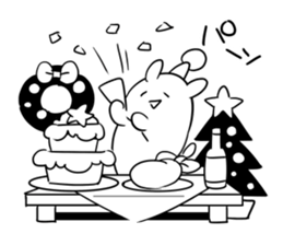 mokyu mokyu rabbit sticker #3116101