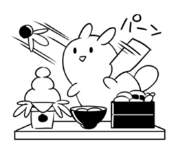 mokyu mokyu rabbit sticker #3116103