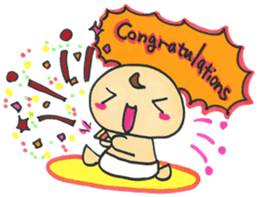 BABY "Bab-chan3"(English version) sticker #3116233