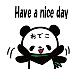 ODEKO PANDA sticker #3116480