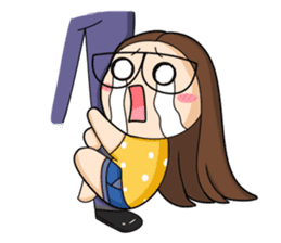 TuaGom :a little cute girl sticker #3116555