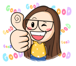 TuaGom :a little cute girl sticker #3116560