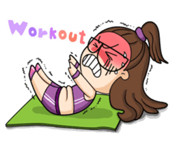 TuaGom :a little cute girl sticker #3116565