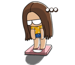 TuaGom :a little cute girl sticker #3116566