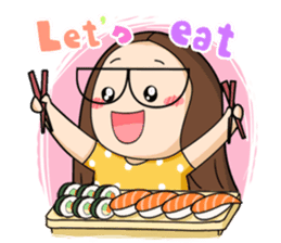 TuaGom :a little cute girl sticker #3116567