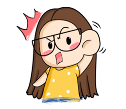 TuaGom :a little cute girl sticker #3116572