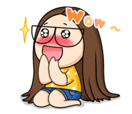 TuaGom :a little cute girl sticker #3116577