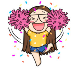 TuaGom :a little cute girl sticker #3116579