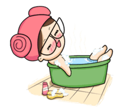 TuaGom :a little cute girl sticker #3116583