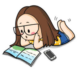 TuaGom :a little cute girl sticker #3116584