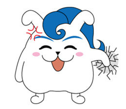 Rabbit eggs Tony & Cathy sticker #3116643