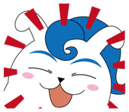 Rabbit eggs Tony & Cathy sticker #3116661