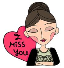 GLAM GIRL sticker #3116800