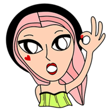 GLAM GIRL sticker #3116803