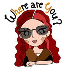 GLAM GIRL sticker #3116808