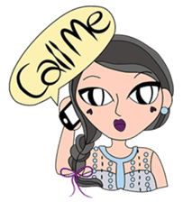 GLAM GIRL sticker #3116818