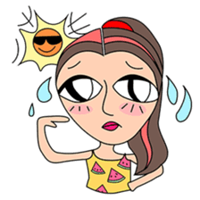 GLAM GIRL sticker #3116825