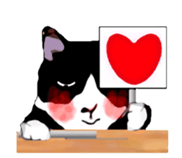 The funny stray cat (English version) sticker #3117388