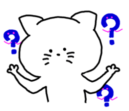 A cat enters. sticker #3117977