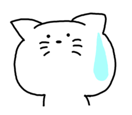 A cat enters. sticker #3117979