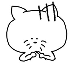 A cat enters. sticker #3117980