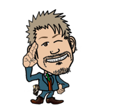 Hairdresser in Kansai sticker #3118039