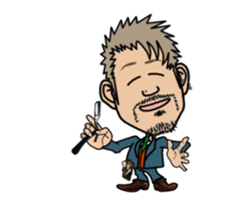 Hairdresser in Kansai sticker #3118061