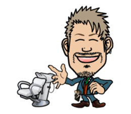 Hairdresser in Kansai sticker #3118062