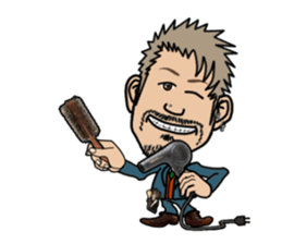 Hairdresser in Kansai sticker #3118066