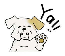 An ugly and cute(kawaii) dog sticker #3118431