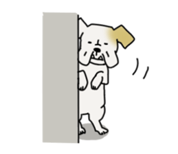 An ugly and cute(kawaii) dog sticker #3118434