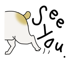 An ugly and cute(kawaii) dog sticker #3118437