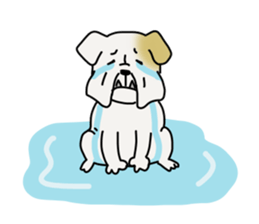 An ugly and cute(kawaii) dog sticker #3118451