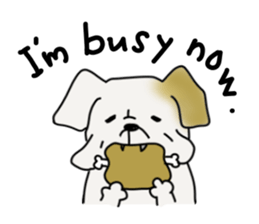 An ugly and cute(kawaii) dog sticker #3118455