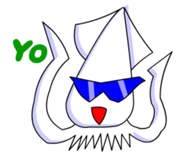 Giant Squid (Greeting and Digging) sticker #3118709