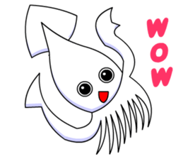 Giant Squid (Greeting and Digging) sticker #3118714